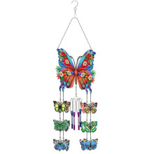 DIY Gepunktetes Diamant-Kunst-Gemälde-Windspiel-Set, Dreidimensionale, Verträumte Sonnenfänger, Diamant-Punkt-Gemälde C