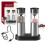 Electric Salt and Pepper Grinder Set Rechargeable Automatic Grinder with Charging Base LED Light, Adjustable Coarseness 5