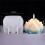 3D Shell Shaped Candle Silicone Mold Wave Striped Shell Cake Chocolate Silicone Mold Soap Mold Water Wave Shell Mold,A 7