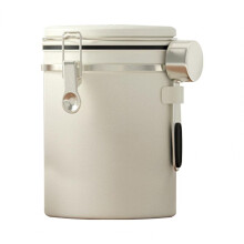 1800ML Stainless Steel Coffee Canister Airtight Container with Date Tracker Measuring Spoon Freshness Lock Kitchen B