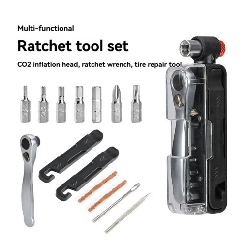 Bicycle Repair Tool Set Multitool Portable Hex Wrench Bike Quick Release Socket Tire Lever Screwdriver Spanner 1