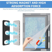 Curtain Magnets Closure, 20Pairs Blackout Blind Accessory, Curtain for Magnets, Magnetic Curtain Closure