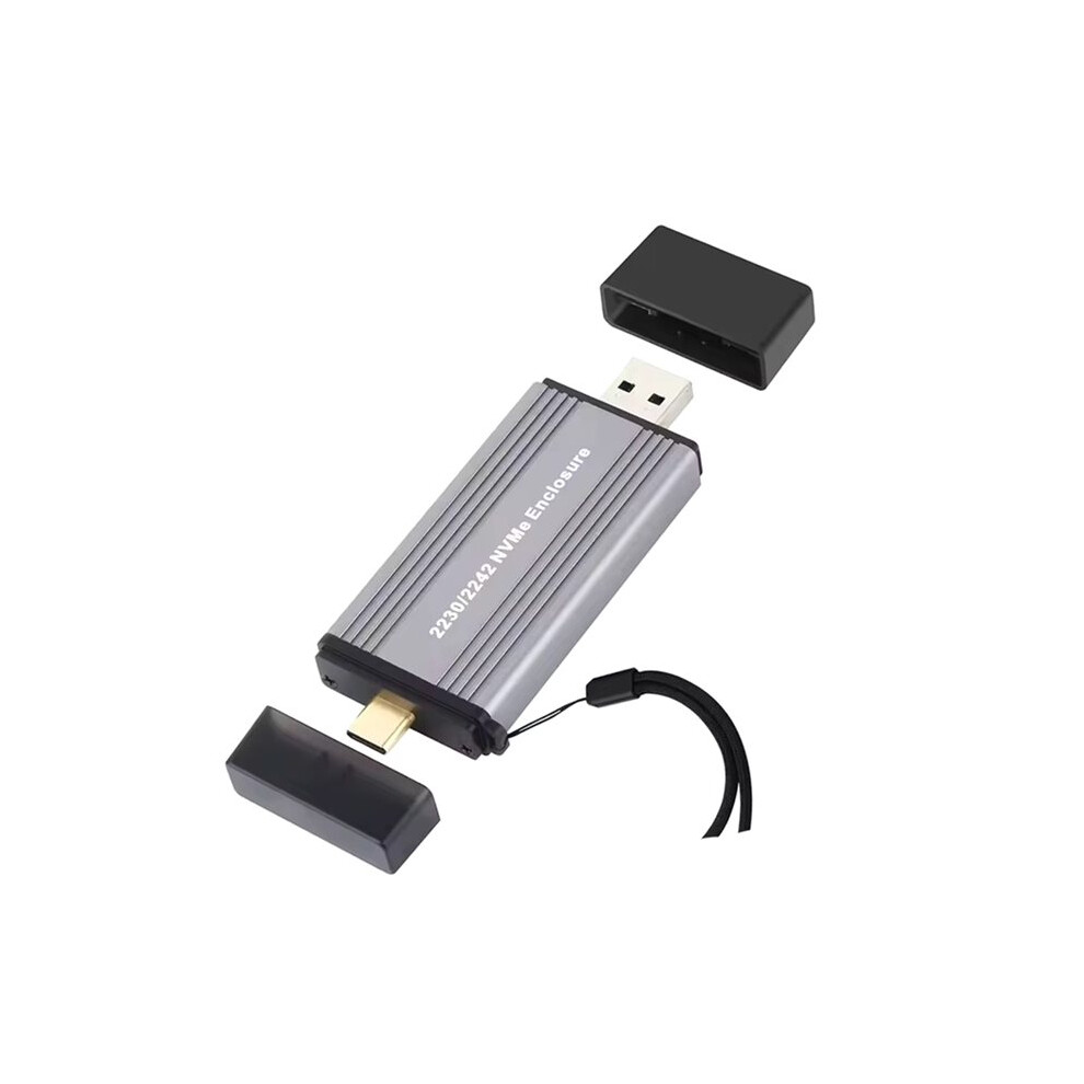 Dual Protocols M.2 Nvme Ngff Enclosure Ssd Adapter 10Gbps To Nvme External Hard Disk Box 2230/2242 Nvme 6031818102543