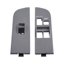Panel de Interruptores de Ventanilla Lateral Izquierda de 2 Puertas, para  Land  FJ70, LC70, LC76, LC78, LC79 (1990-2007) Gris
