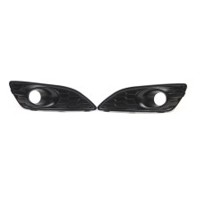 Pair Front Bumper Lower Honeycomb Fog Lamp Surround Grille Fog Light Trim Cover for Fiesta Mk7 2013-17 D2BZ15266CB