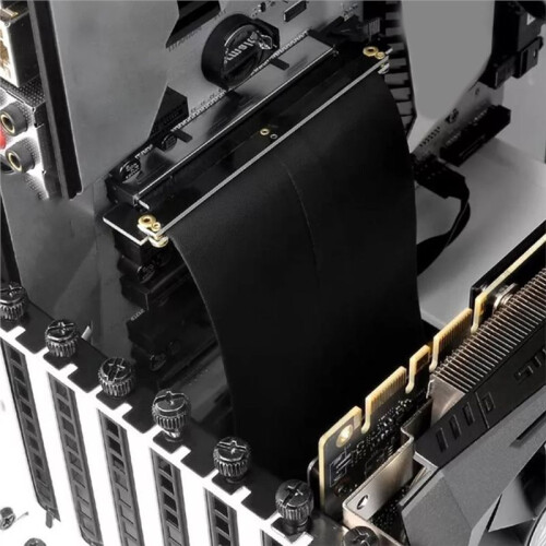 20cm PCIE 3.0 X16 Riser Cable Video Card Shielded High-Speed Flexible Extender PCI Express Adapter GPU Extension Cord 1