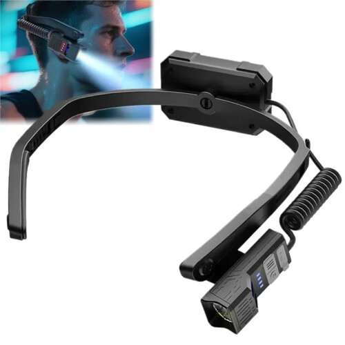 Sensor Headlamp Hand Wave Control Ultra Light-Weight Adjustable Brightness LED  Torch for Camping Running 2