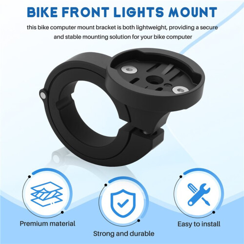 Out Front Bike Computer Mount Bracket Bike Front Lights Mount Handlebar Mount Bicycle Computer Holder 1
