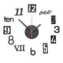 Reloj de Pared DIY - DecoracióN Moderna del Reloj de Pared con Espejo 3D, Reloj con NúMeros Romanos - Reloj Adhesivo de Pared DecoracióN de la