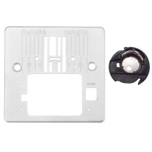 Home Sewing Machine Accessories Needle Throat Plate Q60D and Bobbin CaseTool Kit for Singer 4423 4432 5511