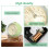 Silent Alarm Clock Bedside Small Table Clock Non Ticking Analogue Retro Alarm Clock with Light Button for Desk Table 8