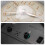 Silent Alarm Clock Bedside Small Table Clock Non Ticking Analogue Retro Alarm Clock with Light Button for Desk Table 2