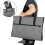 Bolsa de Transporte para Telas e Monitores LCD de 24 Polegadas, Estojo Protetor de Viagem para Monitor de 24 Polegadas, Cinza 2