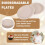 Compostable Disposable Paper Plates Bulk 9 Inch 50 Pack, Bamboo Plates, Eco Friendly, Biodegradable 7