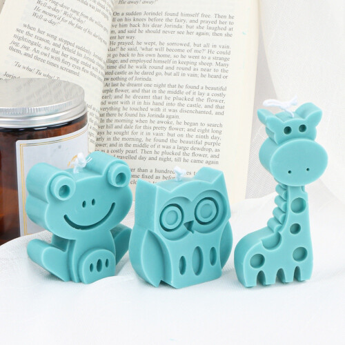 Animal Silikonform, DIY Silikonljusform, 3D-Form (Giraff) 2