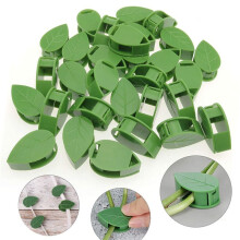 100PCS Invisible Plante Escalade Fixation Murale Rotin Vigne Support Fixe Boucle Feuille Clips Traction Titulaire pour Plantes
