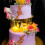 Acrylic Cake Display Board Hexagonal Cake Tray DIY Cake Refillable Board Base Clear Cake Stand Decor Tools 15X15X10CM 6