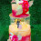 Acrylic Cake Display Board Hexagonal Cake Tray DIY Cake Refillable Board Base Clear Cake Stand Decor Tools 15X15X10CM 4