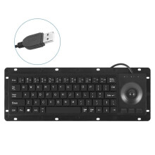 Industriële USB-Trackballbordtoetsenborden met Touchpad en Zeer Duurzaam Trackpad voor Medische Toepassingen en Beveiligingssystemen