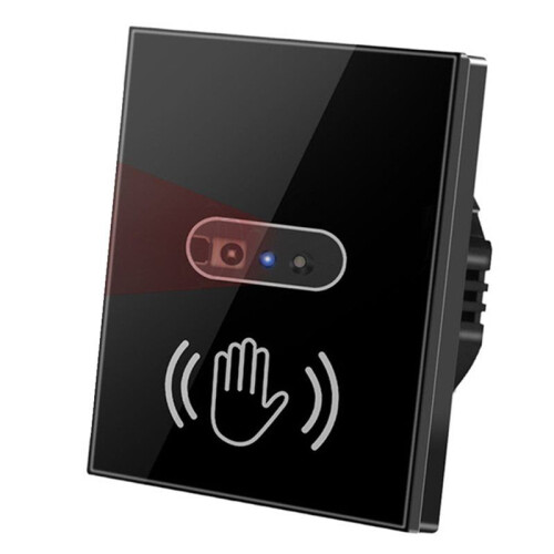 Wall  Light  Infrare IR Sensor No Need Touch EU Glass Screen Panel Electrical Power Auto  Off Lamp EU Plug