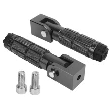 Motorbike Footpegs Aluminum MotorBike Universal Folding Footrests Foot Pegs Premium Rear Foot Pedals for ATV UTV Go Kart
