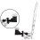Bromssystem Handbroms Aluminium Drift  E-Brake Racing Hydraulisk Handbroms Långt Nivåväxelkit Silver 2