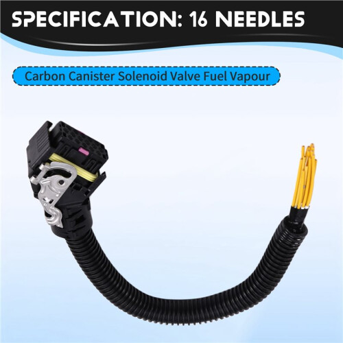 16Pin EDC7 Common Rail Connector PC Board ECU Socket Injector Module Plug with Wire Harness for Boschs 16 Pin 1