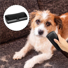 2 Pezzi Spazzola Nera per La Rimozione del Pelo, Spazzola Ergonomica per Cani e Gatti, Pettine per Toelettatura, Strumenti per Rimozione del Pelo per
