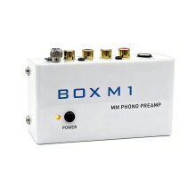 BOX M1 Vorverstärker für Plattenspieler Phono-Verstärker Grammophon Plattenspielerverstärker EU-Stecker