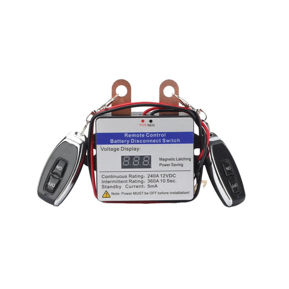 A Battery Isolator ,Wireless Remote Battery Disconnect Relay Master Cut-Off For Auto Car 6031263498291