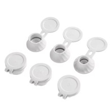 Inverted Bottle Lid Inverted Household Bottle Emptying Lid 6PCS Portable Bottle Lid Set No Waste Bottle Lids for Shampoo