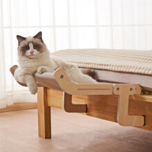 Cat Hammock Universal Cat Hammock for All Seasons Cat Hanging Bed Cat Hanging Bed Convenient Fixing Bracket Gray Yellow