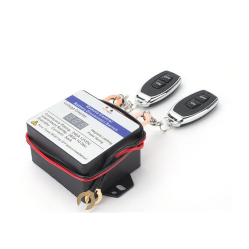 A Battery Isolator ,Wireless Remote Battery Disconnect  Relay Master Cut-Off  for Auto Car 1