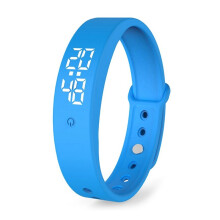Bracciale Intelligente Digitale A LED Bracciale Intelligente Impermeabile con Orologio Intelligente con Monitoraggio Della Temperatura Corporea,