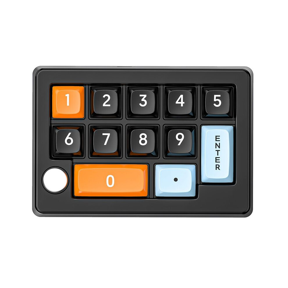 Three-Mode Hot-Swappable Digital Mechanical Keyboard Macro Definition Rgb Gaming Mechanical Keypad Knob Hardware Black 4711479632710