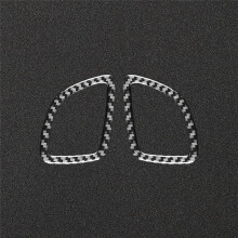 Carbon Fiber for Impreza 2009 2010 2011 Dashboard Side Air Outlet Defogger Vent Cover Trim Interior Accessories