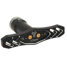 Herramienta Especial De ReparacióN De Modelos RC Llave De Tubo Para ExtraccióN De Tuercas CombinacióN De Ruedas Hexagonales De Metal Negro