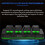 MK424Pro 4-Key  Customized Keyboard+Mechanical   USB+BT+2.4G Connection for Office Game Multimedia Black 7
