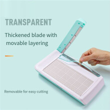 Paper Cutter Compact Paper Trimmer Scrapbooking Non Slip Paper Slicer Versatile Crafting Paper Cutter Tool