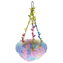 Nido per Uccelli Nido Caldo per Pappagalli Nido per Culla Nido Speciale per Altalena Nido Sospeso per Dormire Nido per Uccelli Piccolo In Peluche B