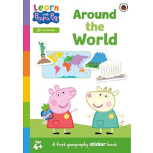 Learn with Peppa Around the World sticker activity book by Peppa Pig P