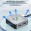 USB 3.2 Hub USB C Hub USB-C/USB-A Naar 10 Gbps USB 3.2  4-Poorts USB Hub 2xUSB3.2 + 2xUSB-C3.2 Dockingstation USB-Adapter 5