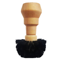 Geeignete 58-Mm-Kaffeemaschinen-SiebträGerbüRste, Holzgriff-KaffeepulverschüSsel-ReinigungsbüRste