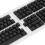 Set di 132 keycaps ABS tailandesi, altezza OEM, nero 11