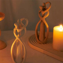 Couple Sculptures for Home Decor, Hugging Couple Figurines,Modern Couple Sculpture,Modern Romantic Sculptures for Room A