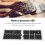 Set di 132 keycaps ABS tailandesi, altezza OEM, nero 4