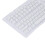 132 tasti ABS di profilo coreano, altezza OEM, bianco 8