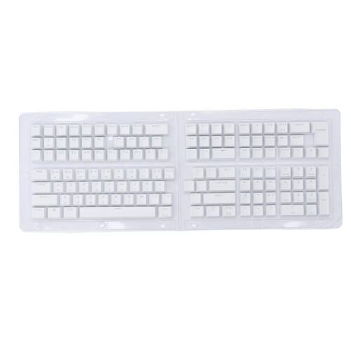 132 tasti ABS di profilo coreano, altezza OEM, bianco 1