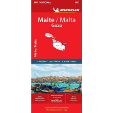 Malta Michelin National Map 801 by Michelin Other Book