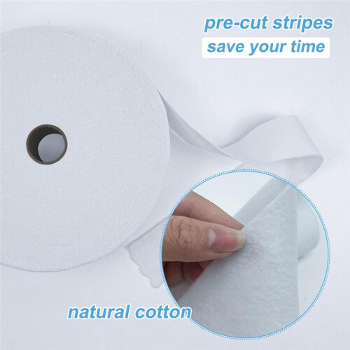 Needle Punched Non-Woven Fabric Cotton Roll Cutting Roll Stitching Interlayer Cotton 5.7CMx45M 2